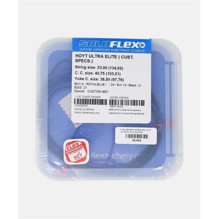 Flex Archery Kiriş Seti Hoyt Ultra Elite Custom Mavi