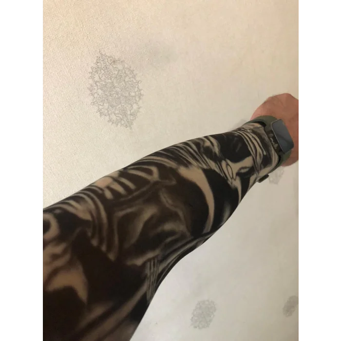 Giyilebilir Çorap Dövme İskelet Dövmesi Çift Kol