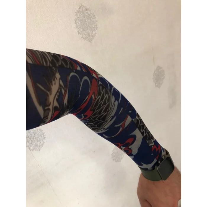 Giyilebilir Dövme Mavi Rüya Dövme Çift Kol