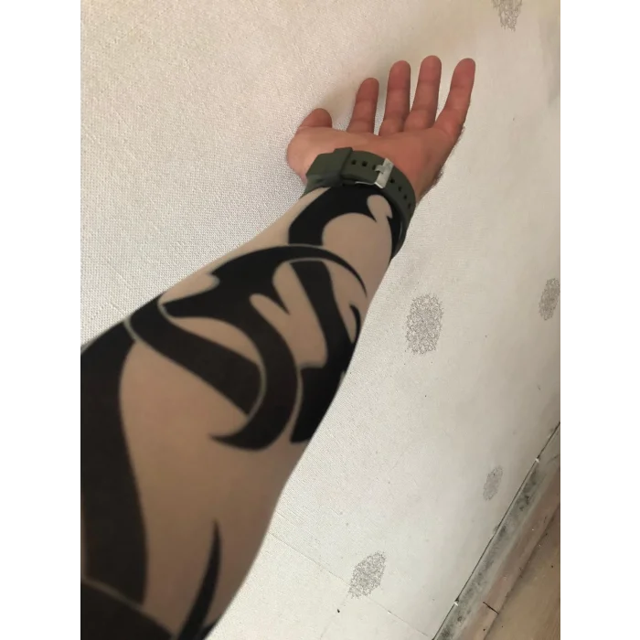 Giyilebilir Dövme Tribal Dövme Çift Kol