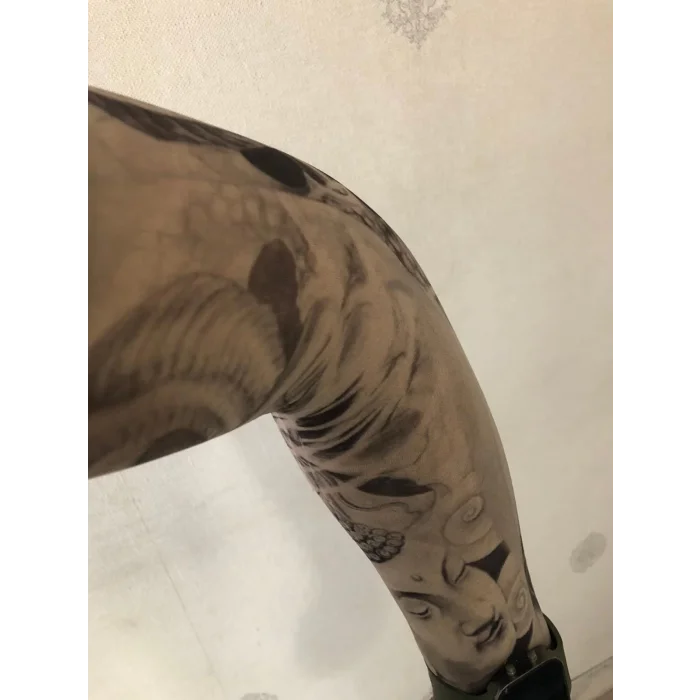 Giyilebilir Dövme Yüz Dövmesi Çift Kol