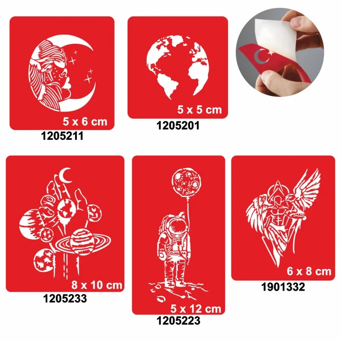 Gökyüzü Modelleri Dövme Şablonu Kına Deseni