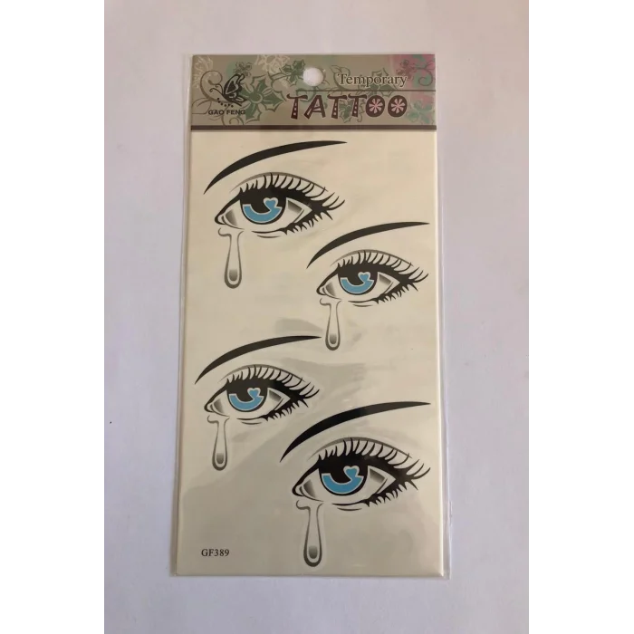 Göz Yapıştırma Sticker Dövme Geçici Dövme Temporary Tattoos