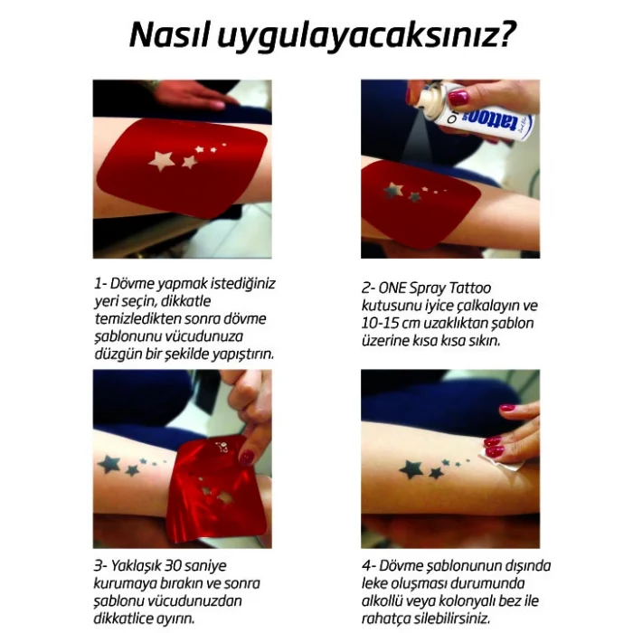 Kalp Fermuar Tribal 5li Set Geçici Dövme Kına Şablonu