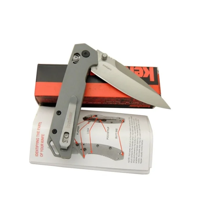 Kershaw Iridium (Gri D2 Çelik) Gray White Knives