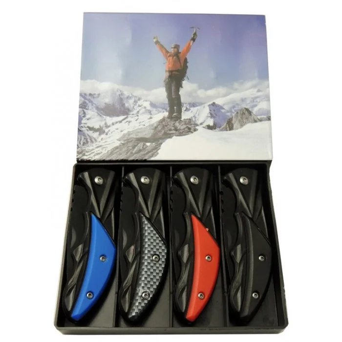 Klipsli 4 lü Set Metal Çakı