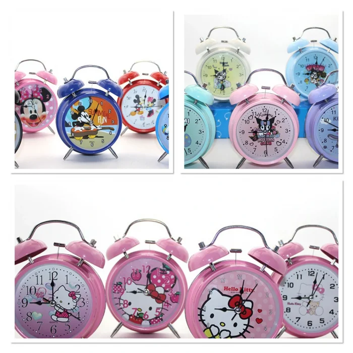 Kuromi,Hello Kitty,Mickey Mouse Masa Üstü Çalar Saat SPR3068