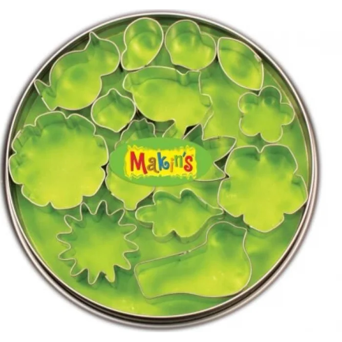 Makins Clay Polimer Kil Kesme Kalıbı Seti Çiçek Yaprak 15 Desen