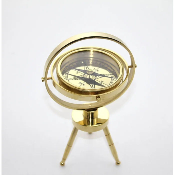 Masa Üstü Pirinç Pusula 15748