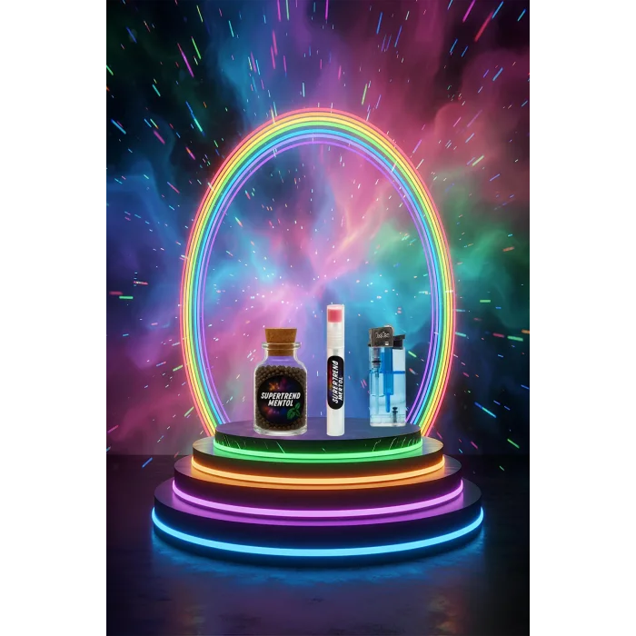 Mentol Topu 1000 Adet Böğürtlen Mentol 1 Adet Apliaktör ve Çakmak Hediye