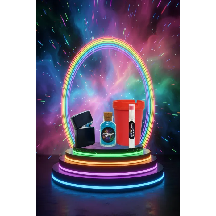 Mentol Topu 1000 Adet Mavi Mentol 1 Adet Apliaktör, Zippo Çakmak ve Küllük Hediye