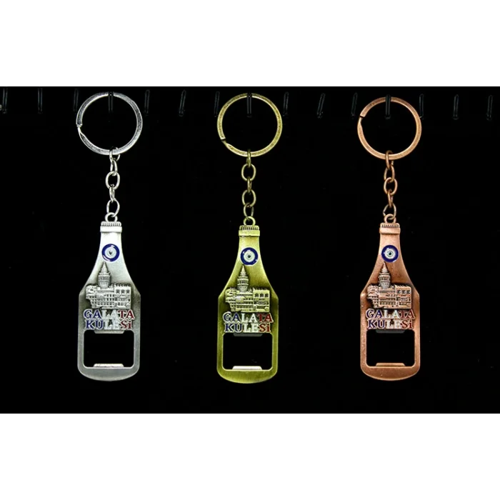 Metal Galata Kulesi Anahtarlık Ve Açacak SPR2207