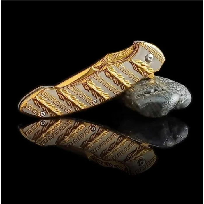 Metal Snake Çakı Gold