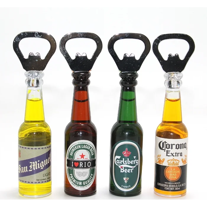 Mini İçecek Şişesi Tasarımlı Magnetli Şişe Açacağı SPR4605