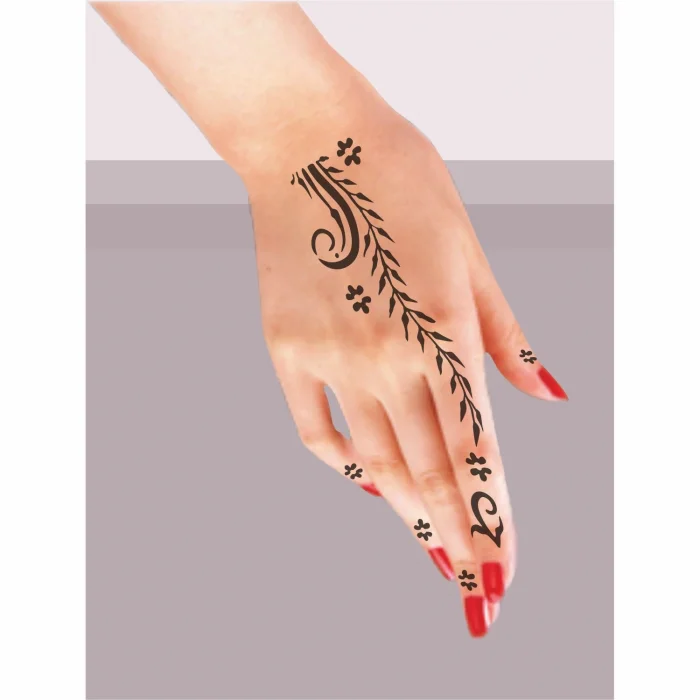 Minik Papatyalar 5li Set Geçici Dövme Kına Şablonu