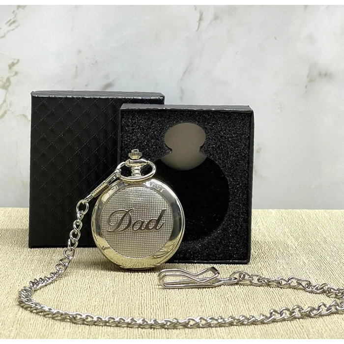 Özel Kutulu Dad (Baba) Gümüş Köstekli Saat SPR4673