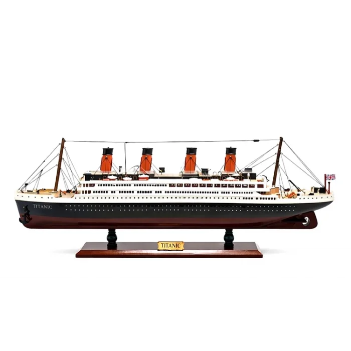 Özel Tasarım Ahşap Işıklı Titanik Gemi SPR4614