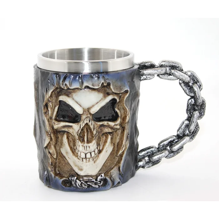 Paslanmaz Çelik Kurukafa Kupa Bardak SPR2564