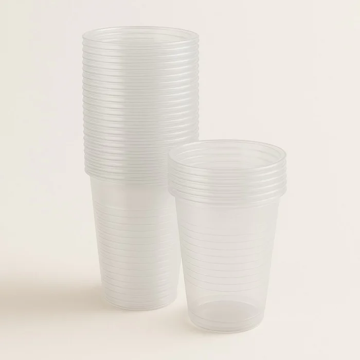 Plastik Bardak İnce Şeffaf 180cc 100lü
