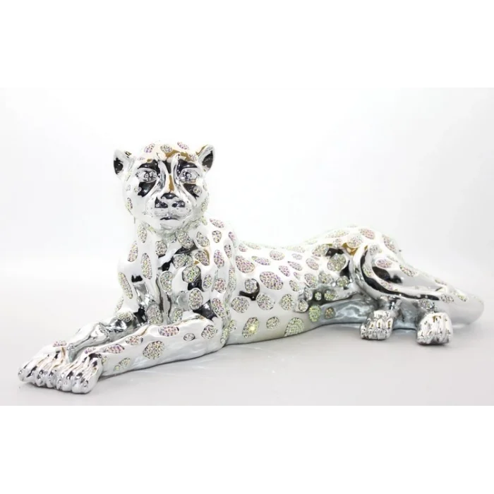 Polyester Oturan Kaplan Figürü TKN1690