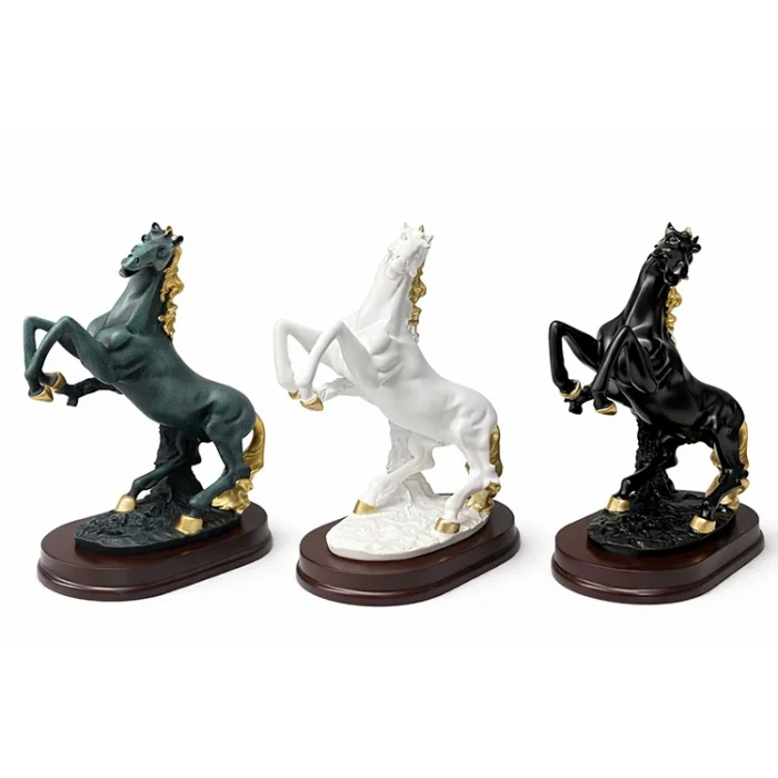 Polyester Şahlanmış At Figürü  TKN1625