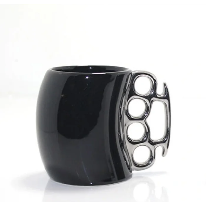 Porselen Muşta Tasarımlı Kupa Bardak  ASPR2383