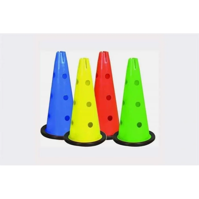 Supertrend 40 cm Delikli Kauçuk Tabanlı Antrenman Hunisi Yeşil