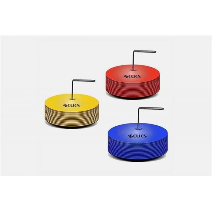 Supertrend Antrenman Çanağı Düz Kauçuk 10 lu Sarı