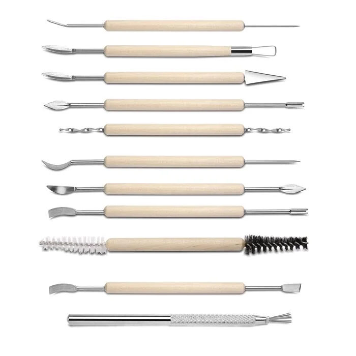 Seramik Modelaj Oyma ve Temizleme Detay Seti 11li