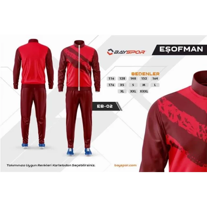 Supertrend EB-02 Dijital Baskılı Kamp Eşofman Takımı