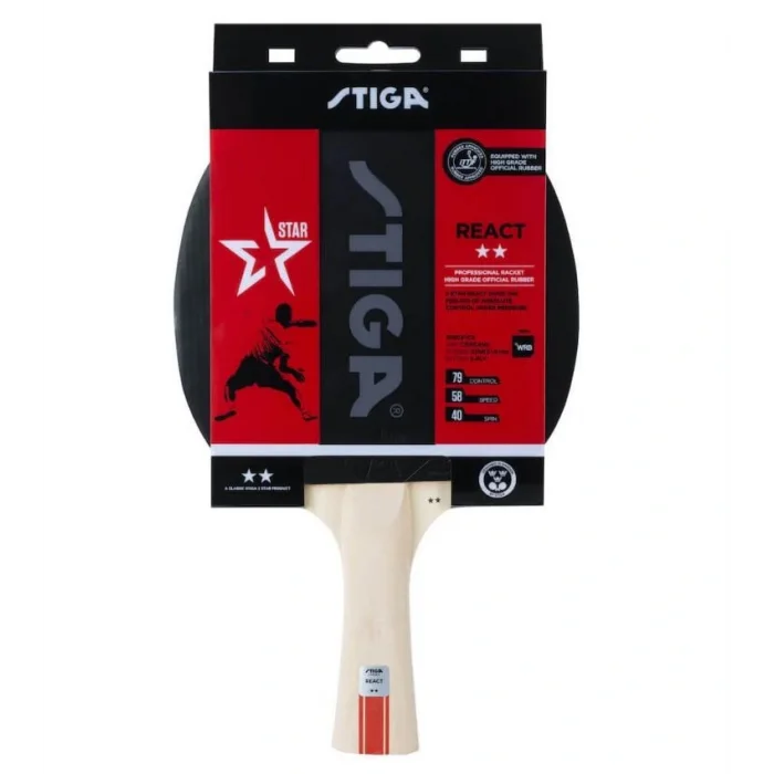 Stiga Bat React-2 Star Masa Tenis Raketi 1212-8418-01