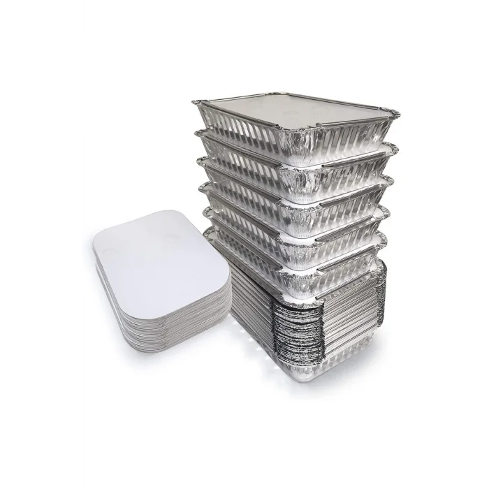 Supertrend 1500gr Dikdörtgen Alüminyum Kap Ve Kapak Seti 100lü