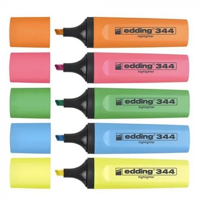 Supertrend 344 Highlighter Fosforlu İşaretleme Kalemi Seti 5 Renk