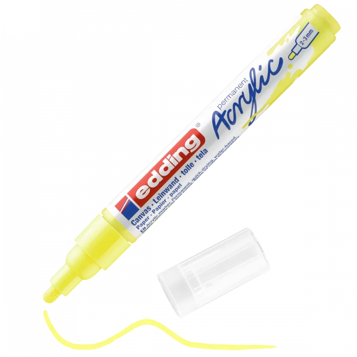 Supertrend 5100 Akrilik Boyama Markörü 2-3 mm FOSFORLU SARI