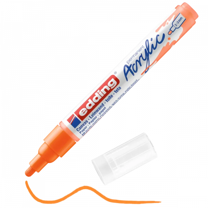 Supertrend 5100 Akrilik Boyama Markörü 2-3 mm FOSFORLU TURUNCU