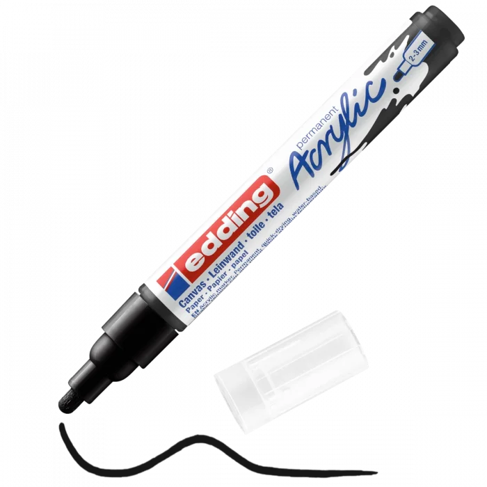 Supertrend 5100 Akrilik Boyama Markörü 2-3 mm SİYAH