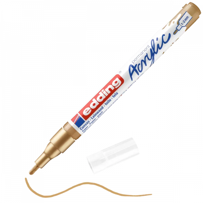 Supertrend 5300 Akrilik Boyama Markörü 1-2 mm ALTIN