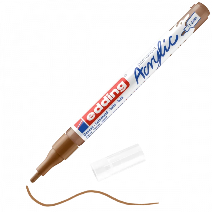 Supertrend 5300 Akrilik Boyama Markörü 1-2 mm FINDIK KAHVESİ