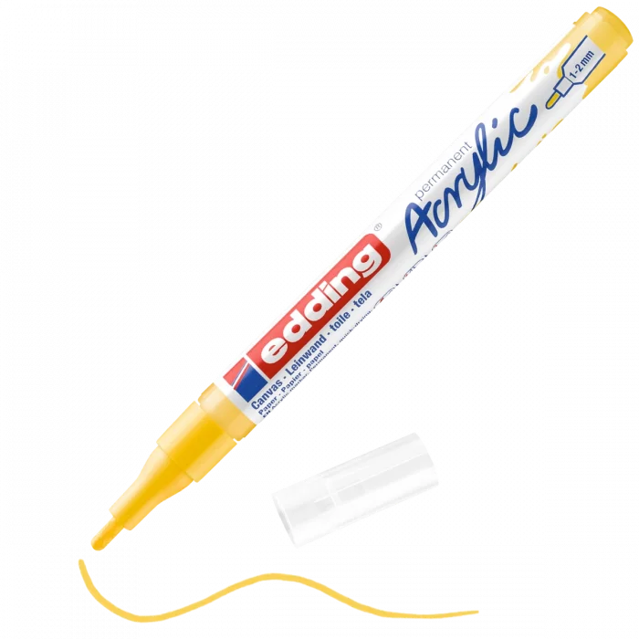 Supertrend 5300 Akrilik Boyama Markörü 1-2 mm TRAFİK SARI