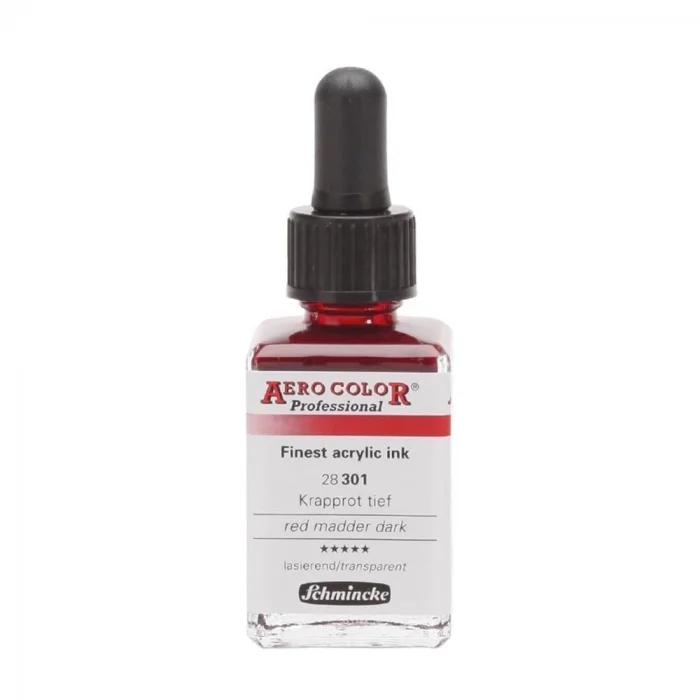 Supertrend Aero Color Akrilik Mürekkep 28 ml. 301 Red Madder Dark