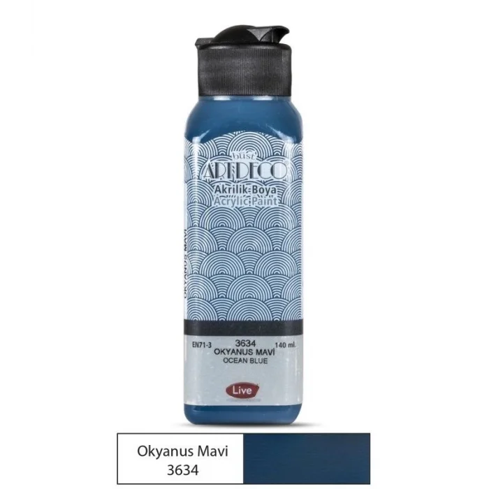 Supertrend Akrilik Boya 140 ml. 3634 OKYANUS MAVİ