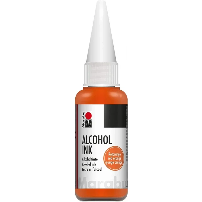 Supertrend Alcohol Ink Alkol Bazlı Mürekkep 20 ml. Red Orange