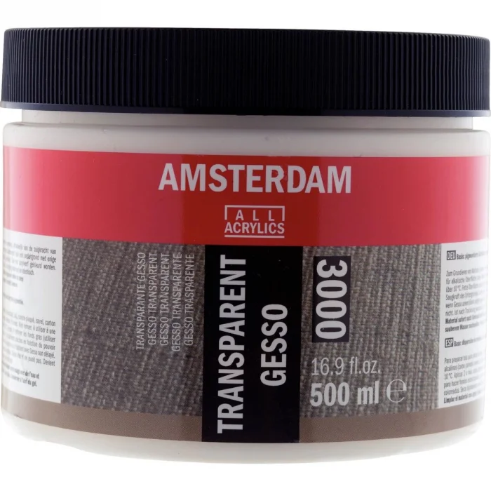 Supertrend Amsterdam 3000 Transparan Şeffaf Gesso 500 ml.