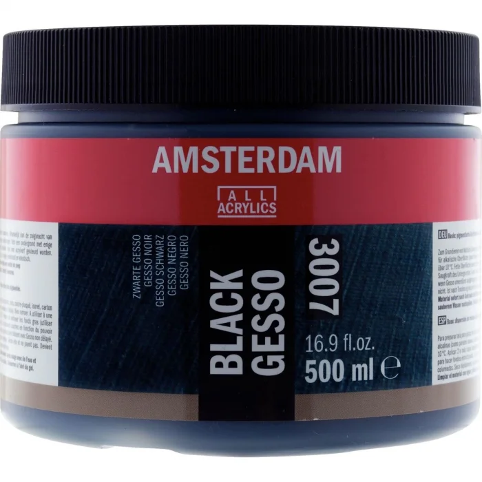 Supertrend Amsterdam 3007 Black Siyah Gesso 500 ml.
