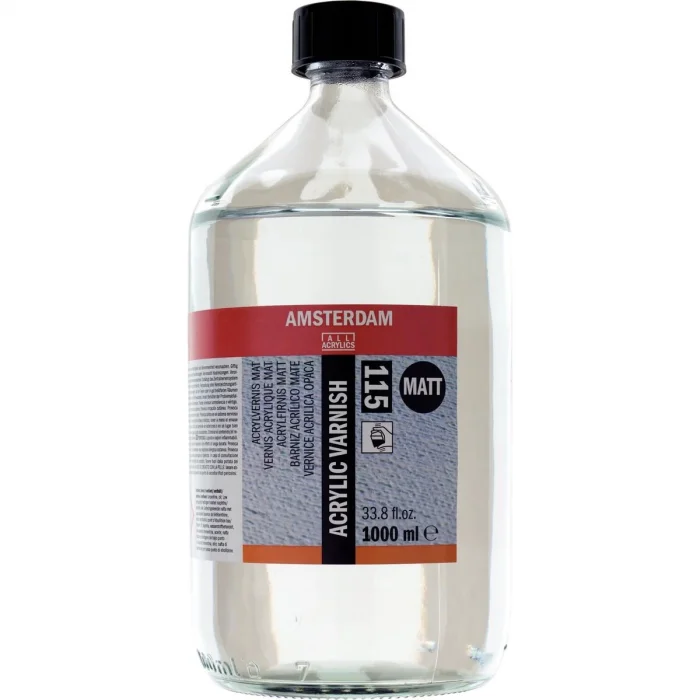 Supertrend Amsterdam Acrylic Varnish Matt 115 Mat Akrilik Boya Verniği 1000 ml.