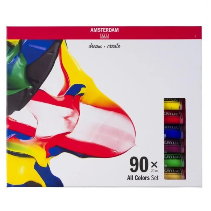 Supertrend Amsterdam Akrilik Boya Seti 90 Renk x 20 ml.