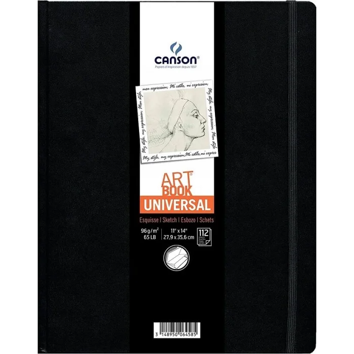 Supertrend Art Book Supertrendversal Sert Kapak Lastikli Eskiz Çizim Defteri 96 gr. 27.9x35.6 cm. 112 Sayfa