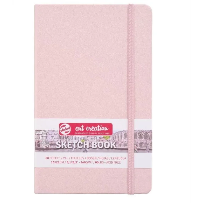 Supertrend Art Creation Sketchbook Sert Kapak Eskiz Çizim Defteri 140 gr. 13x21 cm. 80 yp. PASTEL PEMBE