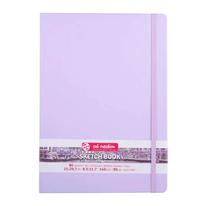 Supertrend Art Creation Sketchbook Sert Kapak Eskiz Çizim Defteri 140 gr. 21x30 cm. 80 yp. PASTEL LİLA