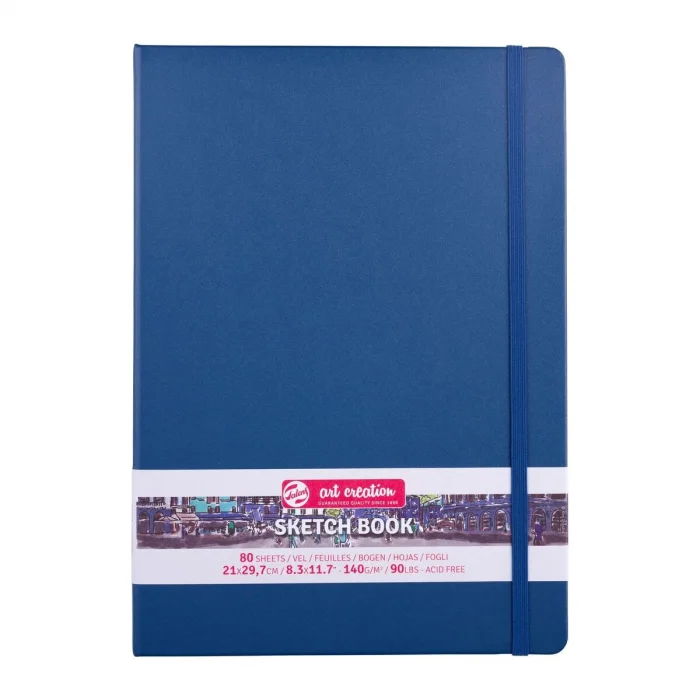 Supertrend Art Creation Sketchbook Sert Kapak Eskiz Çizim Defteri 140 gr. 21x30 cm. 80 yp. NAVY BLUE